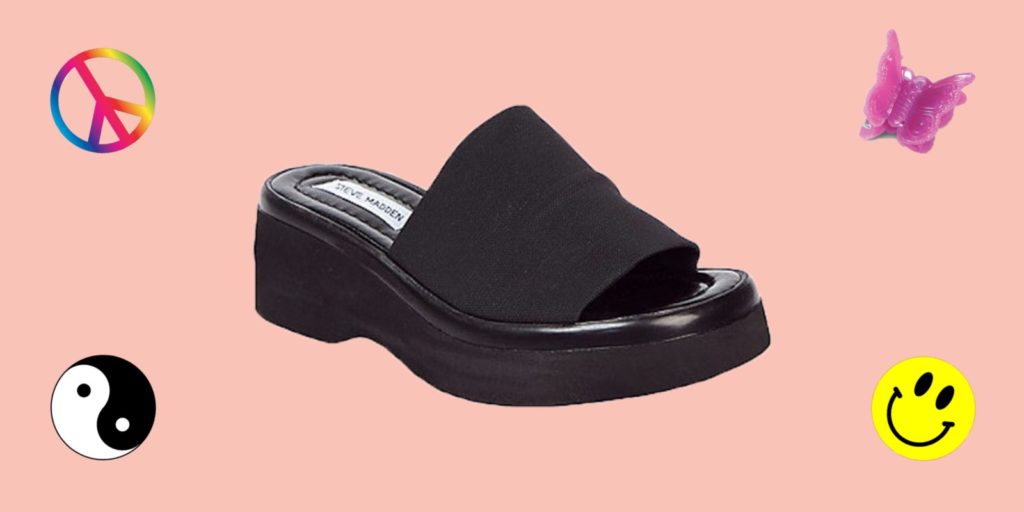 black platform sandals 2000s