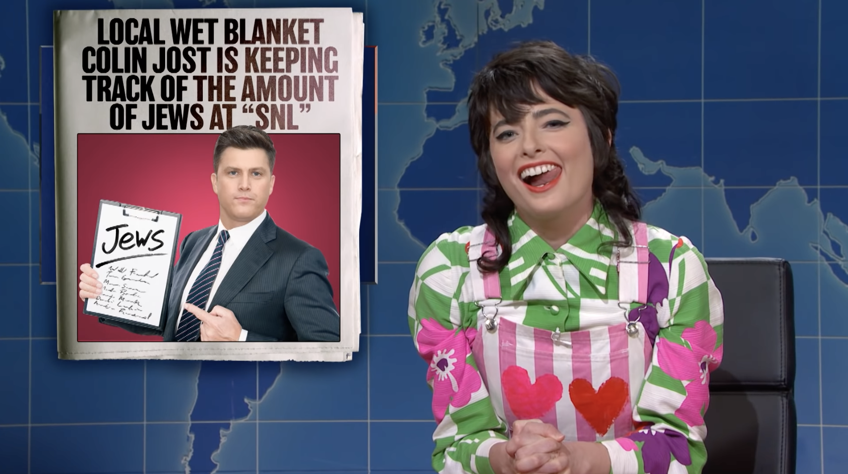 Sarah Sherman Makes Her ‘snl’ Weekend Update Debut And It’s Perfectly Jewish Hey Alma