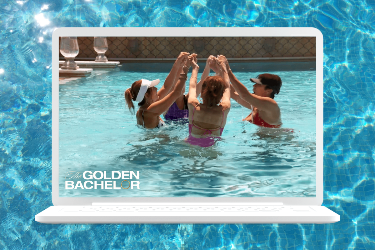 The Golden Bachelor' Just Gifted Us 'Hava Nagila' Water Aerobics
